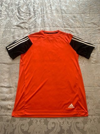 Camiseta Adidas Climalite / Talla L / Naranja