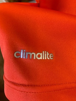Camiseta Adidas Climalite / Talla L / Naranja
