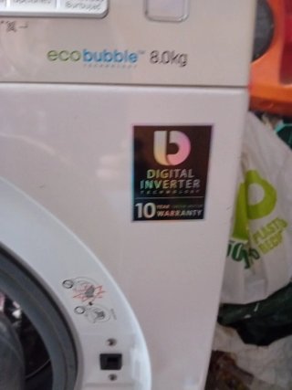 Lavadora Samsung 8kg ecobubble Digital Inverter