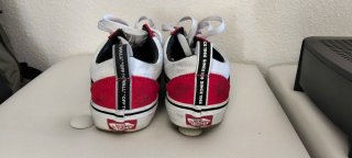 Vans Rosse e Bianche