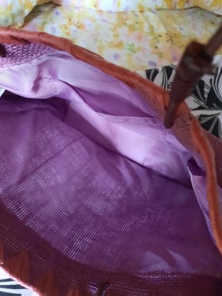 Bolso de verano rosa/morado