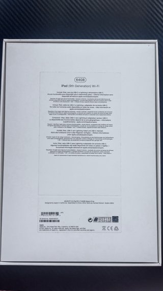 iPad 9ª Gen Apple Gris Espacial
