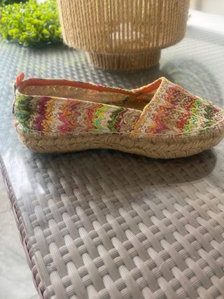 Alpargatas Abarca Multicolor Plataforma