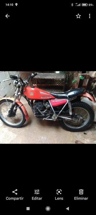 Bultaco Sherpa 350 Trial Roja
