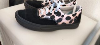 Vans Scarpe Sneakers Stampa Pois Rosa Nero