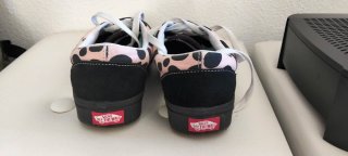 Vans Scarpe Sneakers Stampa Pois Rosa Nero