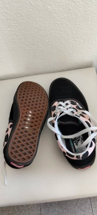 Vans Scarpe Sneakers Stampa Pois Rosa Nero