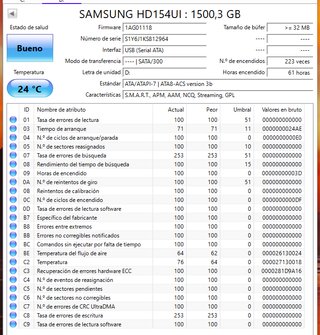Disco Duro Samsung 1.5TB HD154UI