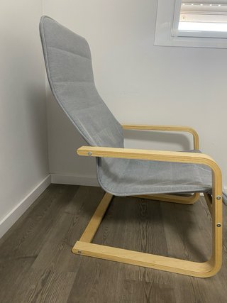 Silla hamaca Ikea Madera Gris