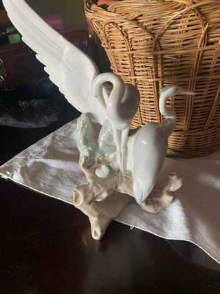 Figura porcelana garzas Nao