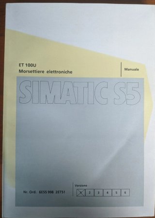 Manuale Siemens SIMATIC S5 ET 100U
