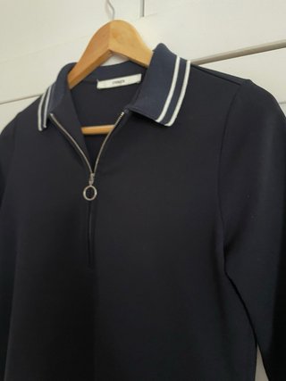 Polo Uterqüe azul marino