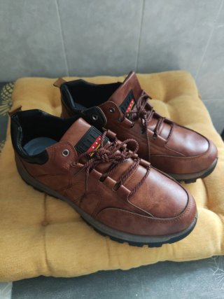 Zapatillas ergonómicas hombre marrones