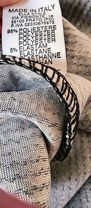 Abito donna nero e argento