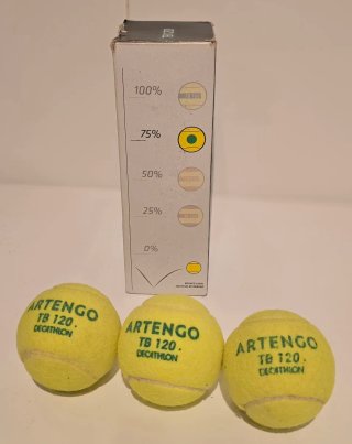 3 Pelotas Tenis Artengo TB 120 Decathlon