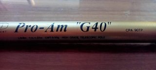 Caña de carbono Pro-Am G 8.8m 550GR competición