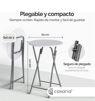 Mesa Alta Plegable de muy buena calidad.