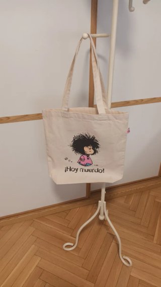 Bolsa Tela Mafalda Hoy Muerdo!