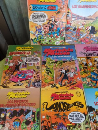 Lote 8 tomos Mortadelo y fileminon