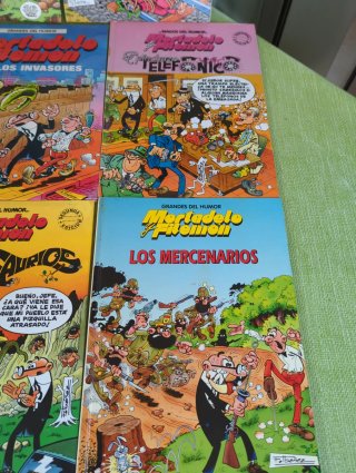 Lote 8 tomos Mortadelo y fileminon