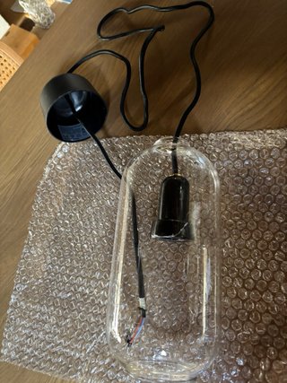 Lampada Normann Copenhagen Vetro  trasparente Nero