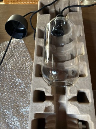 Lampada Normann Copenhagen Vetro  trasparente Nero
