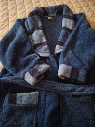 Bata coralina azul Niño 8 años