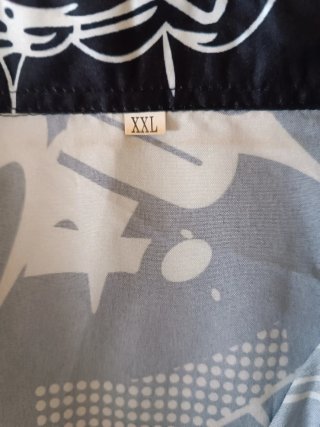 Conjunto SHEIN XXL Estampado Blanco y Negro