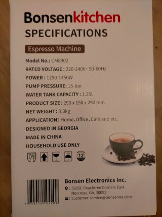 Cafetera Eléctrica Acero Inoxidable