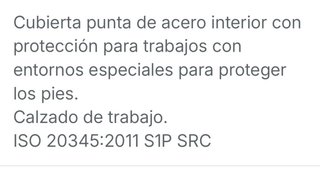 Calzado de seguridad negro