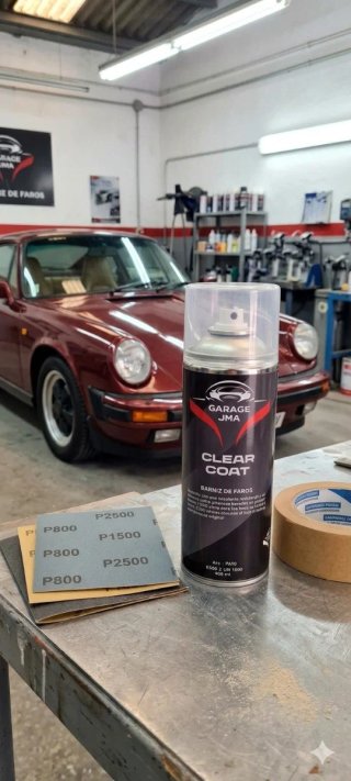 Kit Barniz para Faros Garage JMA