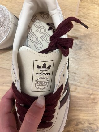 Adidas Samba OG Beige y Granate