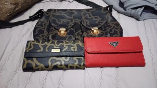 Bolso Tous Negro y Dorado nuevo todo + dos cartera