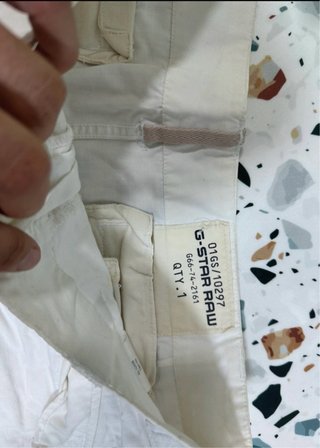 Shorts G-Star mujer blancos