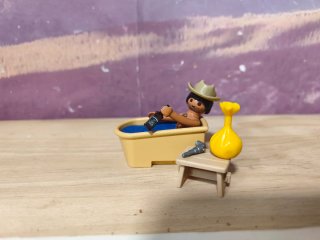 Playmobil Bañera con Figura y Accesorios