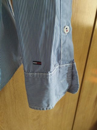 Camisa Tommy Hilfiger Azul Rayas