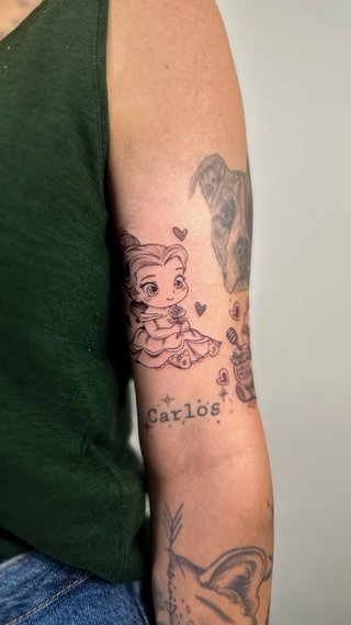 Tatuador económico Madrid | Fine line, Disney