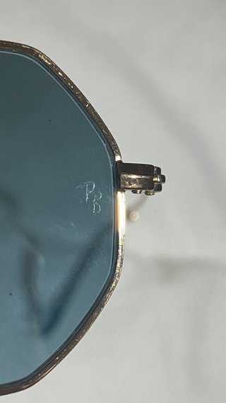 Gafas Ray Ban Octogonales Doradas