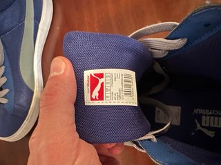 Zapatillas Puma Altas Azul y Gris