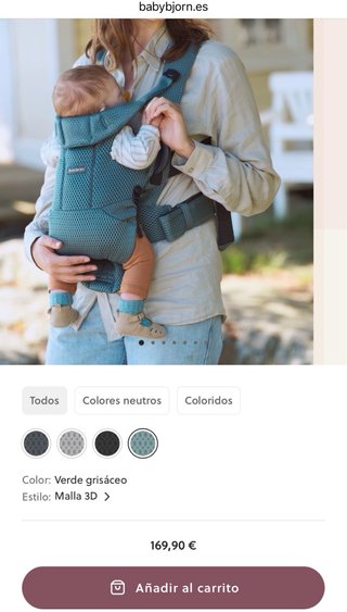 Mochila Porta Bebé Babybjorn