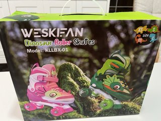 Patines Ajustables Dinosaurio 4 Ruedas