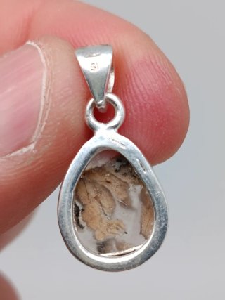 Colgante de Plata y Cuarzo.