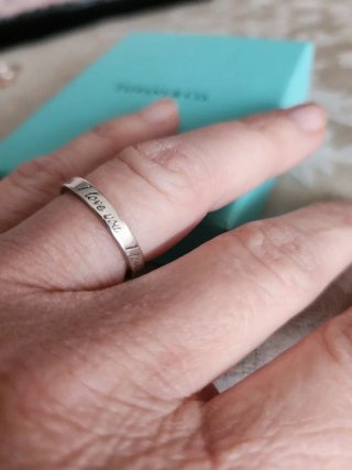 Anello Tiffany & Co. I love you Argento