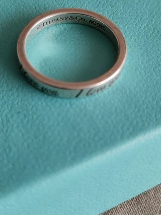 Anello Tiffany & Co. I love you Argento
