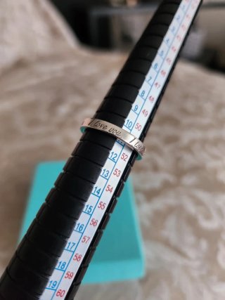 Anello Tiffany & Co. I love you Argento