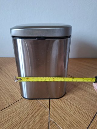 Mini cubo basura metal y plástico