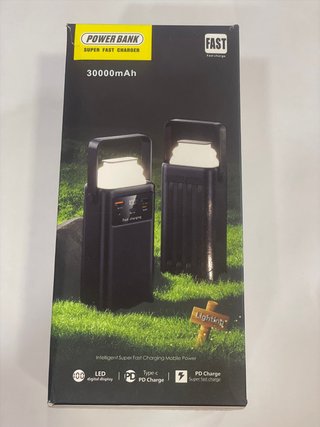 Power Bank 30000mAh Carga Rápida 22.5W