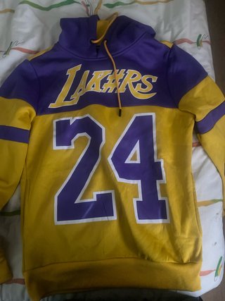 Sudadera Lakers 24 Morado y Amarillo