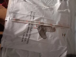 T-shirt con gallo e citazione C. Baudelaire