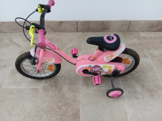 Bicicleta infantil rosa